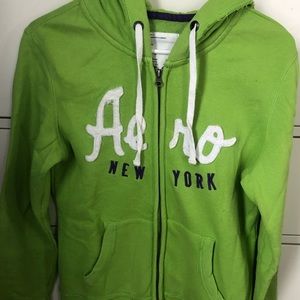 Lime Green Zip-Up